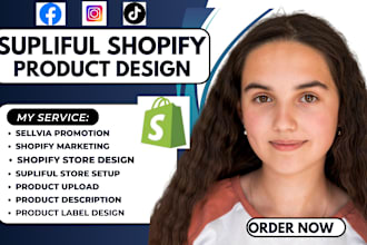 shopify dropshipping store via supliful, dsers, supplement product label design