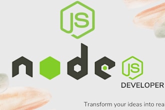 be your node js developer for developing apis and scalable backend