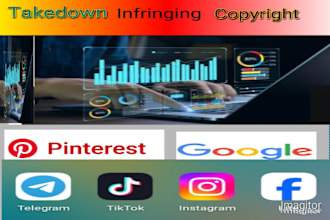 send dmca takedown notice to google, facebook, reddit, t, x, onlyfans, ali, ebay