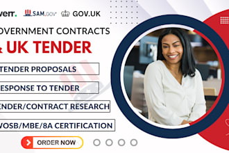 write bid proposal, janitorial, win UK tender, nhs, government contract, mbe, 8a