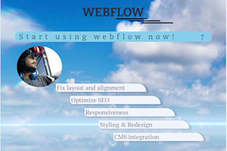 fix, edit or redesign your webflow website