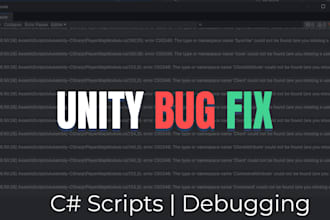 fix bugs and issues in your unity game