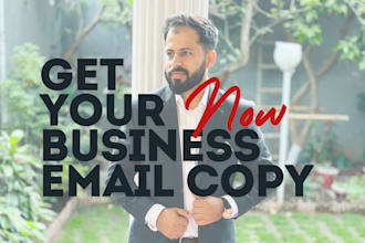 write ai powered email copy for your business