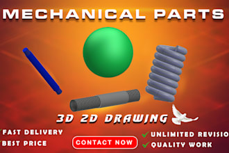 create 2d engineering, mechanical  drawings in autocad