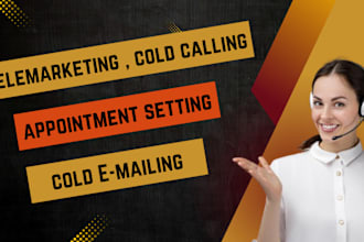 provide telemarketing cold calling appointment setting and cold email service
