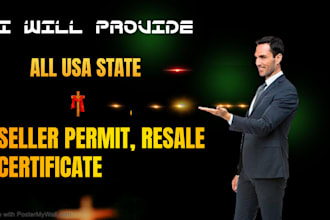 provide seller permit or resale certificate all usa states