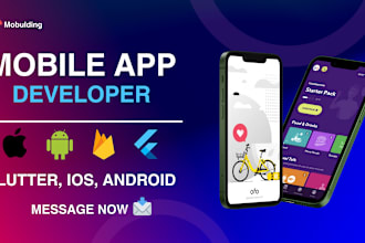 do mobile app development for ios android with flutter flutterflow