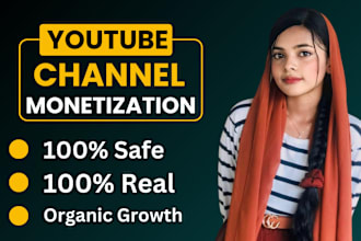 do promotion for complete youtube channel monetization