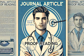 edit and proofread medical manuscripts