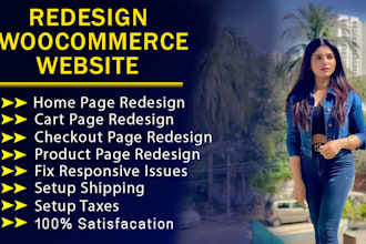 setup shipping, taxes and redesign woocommerce store, checkout and cart page