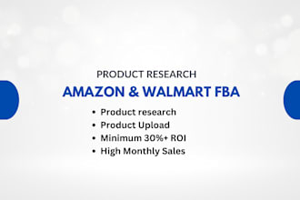 do amazon and walmart product research expert