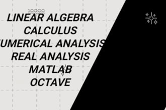 do linear algebra ,calculus, matlab, octave, numerical analysis