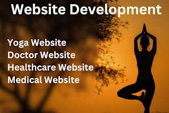 yoga website, healthcare website, doctor, nursing website