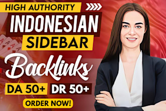 do high da DR 50 plus indonesian indo sidebar blogroll SEO backlinks