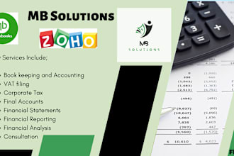 do bookkeeping, vat return preparation in zoho books