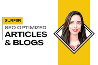 do article and blog writing with surfer SEO