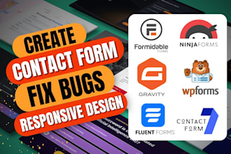 create or fix custom wordpress contact form, gravity form