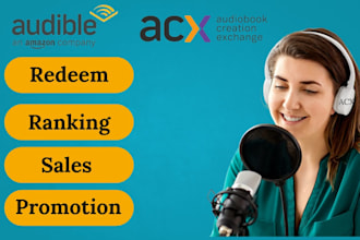do acx audible book promotion and boost ranking for more sales