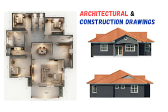 do construction drawings, architectural permit sets autocad