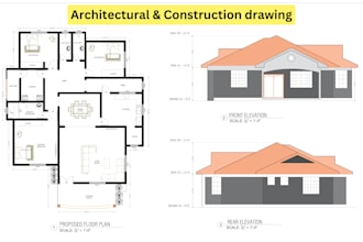 draft architectural and construction drawings in autocad