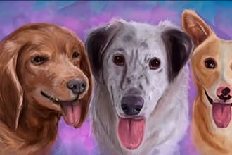 draw your pet full color