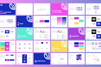 design your logo and a useful brand style guides