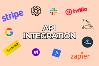 setup API calls or integrate third party apps in bubble io