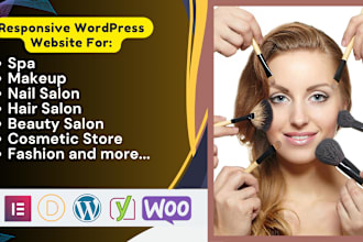 develop a beauty salon website or redesign it for you