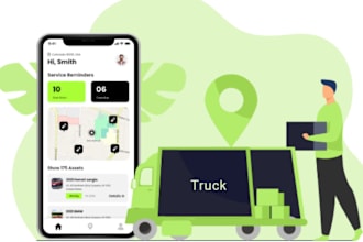 develop fleet management app, tracking app, fuel delivery app, oil, gas website