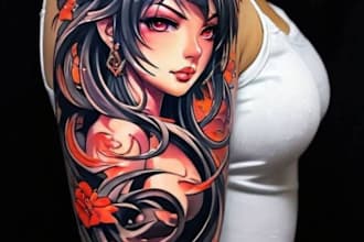 draw tattoo design minimalist tattoo custom tattoo design