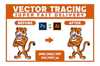 do vector tracing or convert to vector quickly