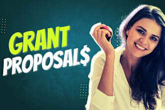 be your professional grant writer for grant research and grant proposals writing