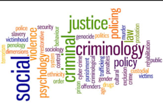 do criminology, sociology, and political science work