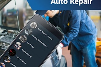 build auto repair app, car repair app, mechanic app, mechanic website