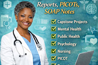help with nursing, health informatics, medical capstone projects and proposals