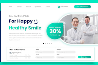 design, redesign medical website, healthcare website, dental website, doctor