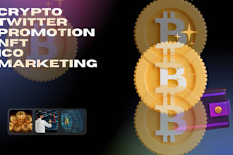 do crypto twitter promotion, nft, ico marketing to get sales on dexscreener