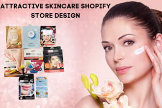 design natural skincare shopify store vegan anti aging organic skincare website