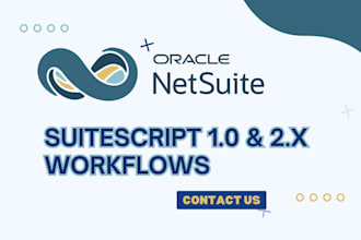 do netsuite customizations and suitescript automation and workflow solutions