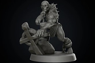 zbrush sculpt3d,3d miniature model,3d action figure,bust model,dayz building,rig