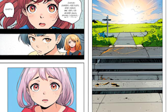 create unique quality comic and manga pages