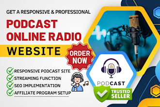 design online radio music band artist blog dj audio ebook author podcast website