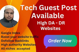 build technology backlinks with premium tech guest posts