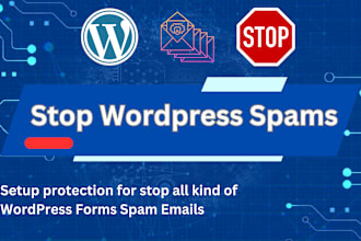 add protection to stop spams on wordpress  websites