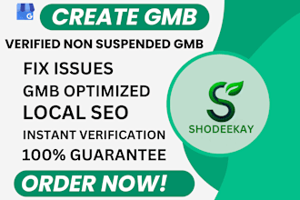 create verified non suspended google my business gmb listing
