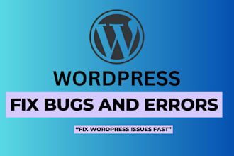 fix wordpress bugs and issues