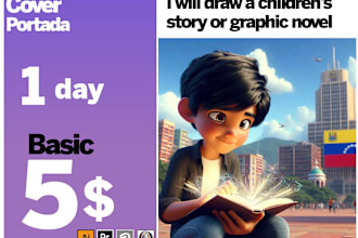 draw a children story book illustration or graphic novel