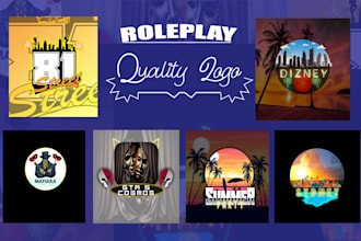 design custom fivem roleplay logo and discord server setup