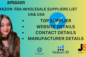 provide amazon fba wholesale suppliers and distributors list
