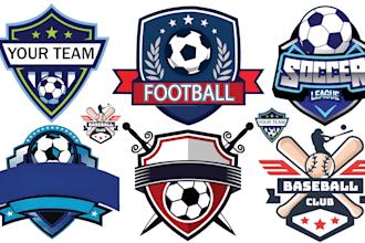 do or redo basketball, baseball, football, league team and sport logo